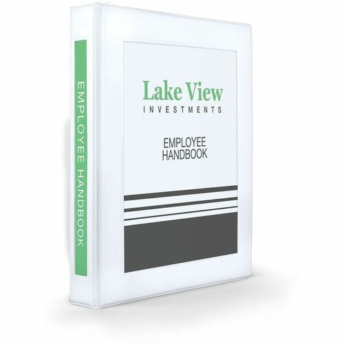 AVERY Avery AVE68056 Locking D-ring View Binder 1 Inch White