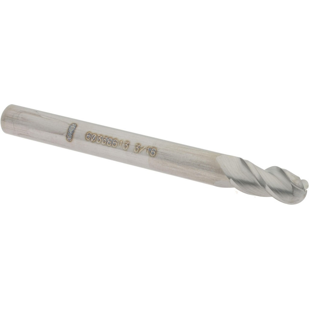 ACCUPRO Accupro 12184418 Ball End Mill 3 Flute Solid Carbide