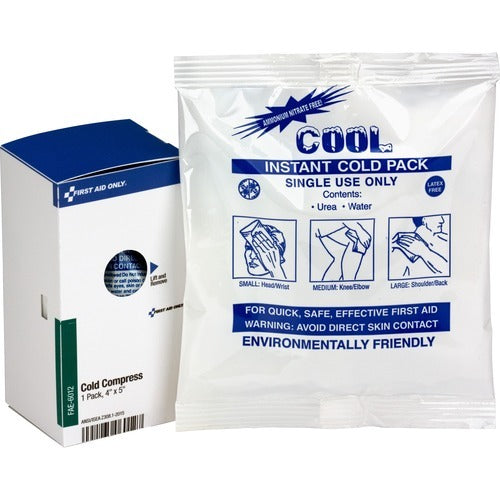 FIRST AID ONLY First Aid Only FAOFAE6012 Instant Cold Compress 4x5 in
