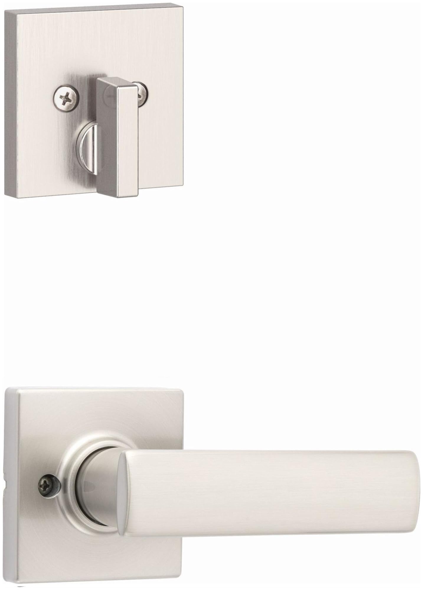 KWIKSET Kwikset 971BRNLSQT-15 Interior Lever Trim Square Rose