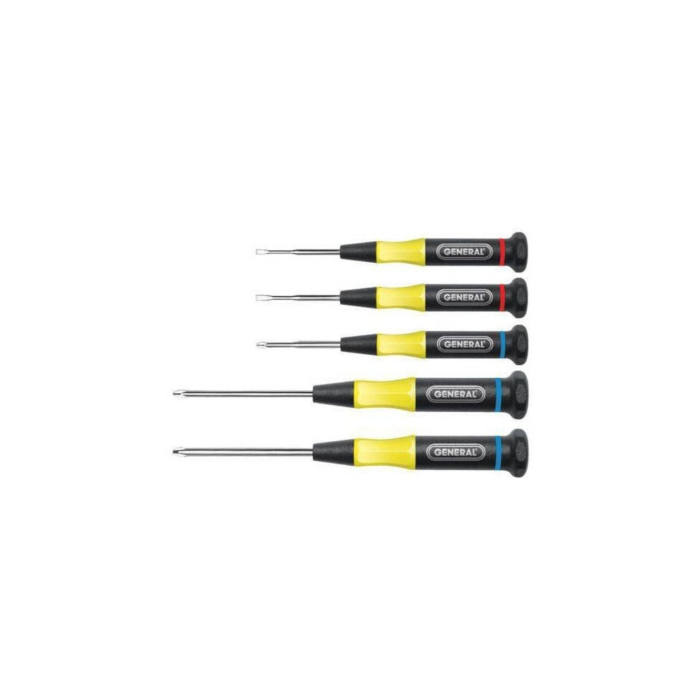 GENERAL FILTERS General 700 Screwdriver Set 5 Piece Phillips Slotted