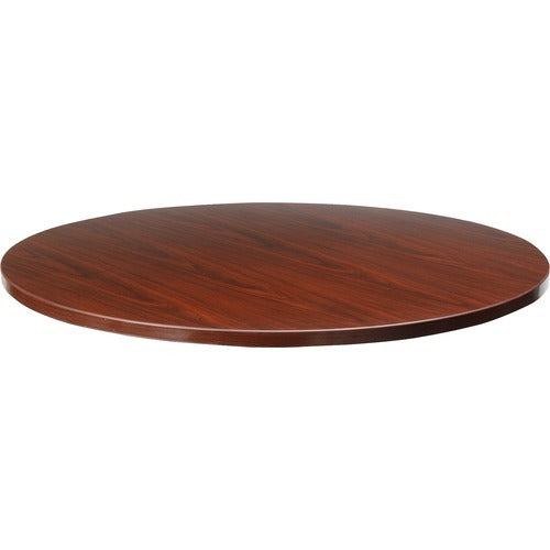 LORELL Lorell LLR87239 Round Laminate Tabletop 42 Inches Mahogany