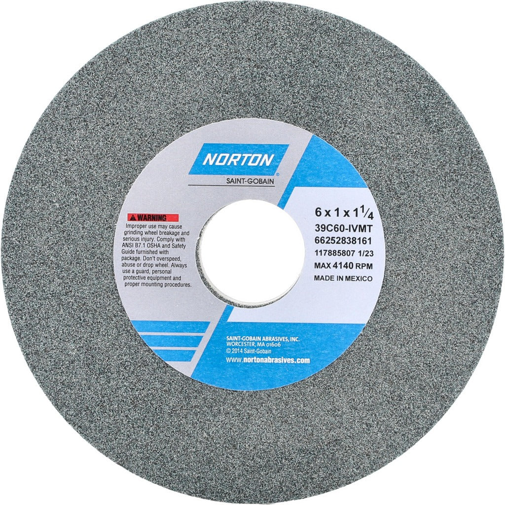 NORTON Norton 66252838161 Surface Grinding Wheel 60 Grit 6 in