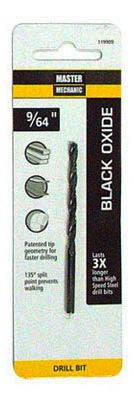 DISSTON CO Disston Company 119909 Hss Black Oxide Drill Bit 9/64 in