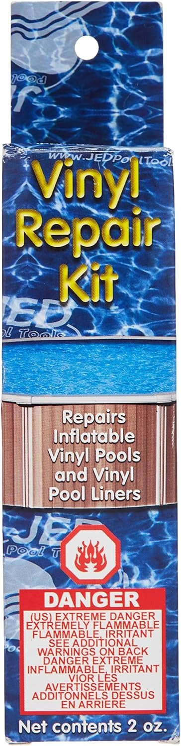 JED POOL TOOLS JED POOL TOOLS 35-244 Vinyl Repair Kit 130 sq. in Glue