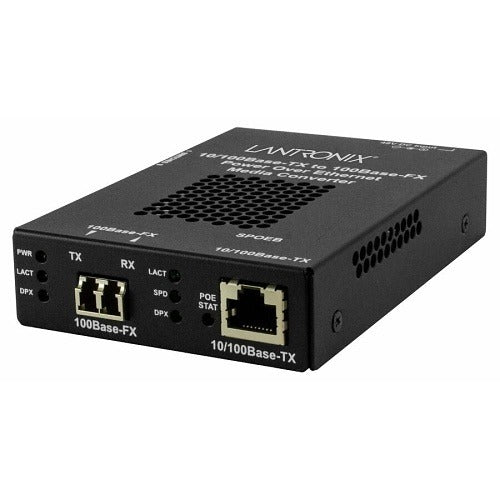 LANTRONIX Transition Networks SPOEB1039-105-OZ Poe Media Converter