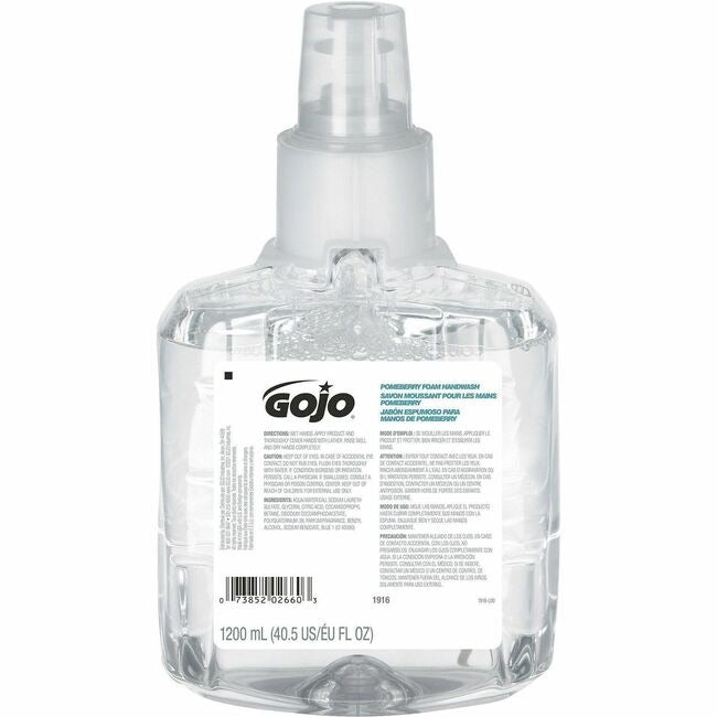 GOJO Gojo GOJ191602 pomegranate foam handwash refill 1200 mL