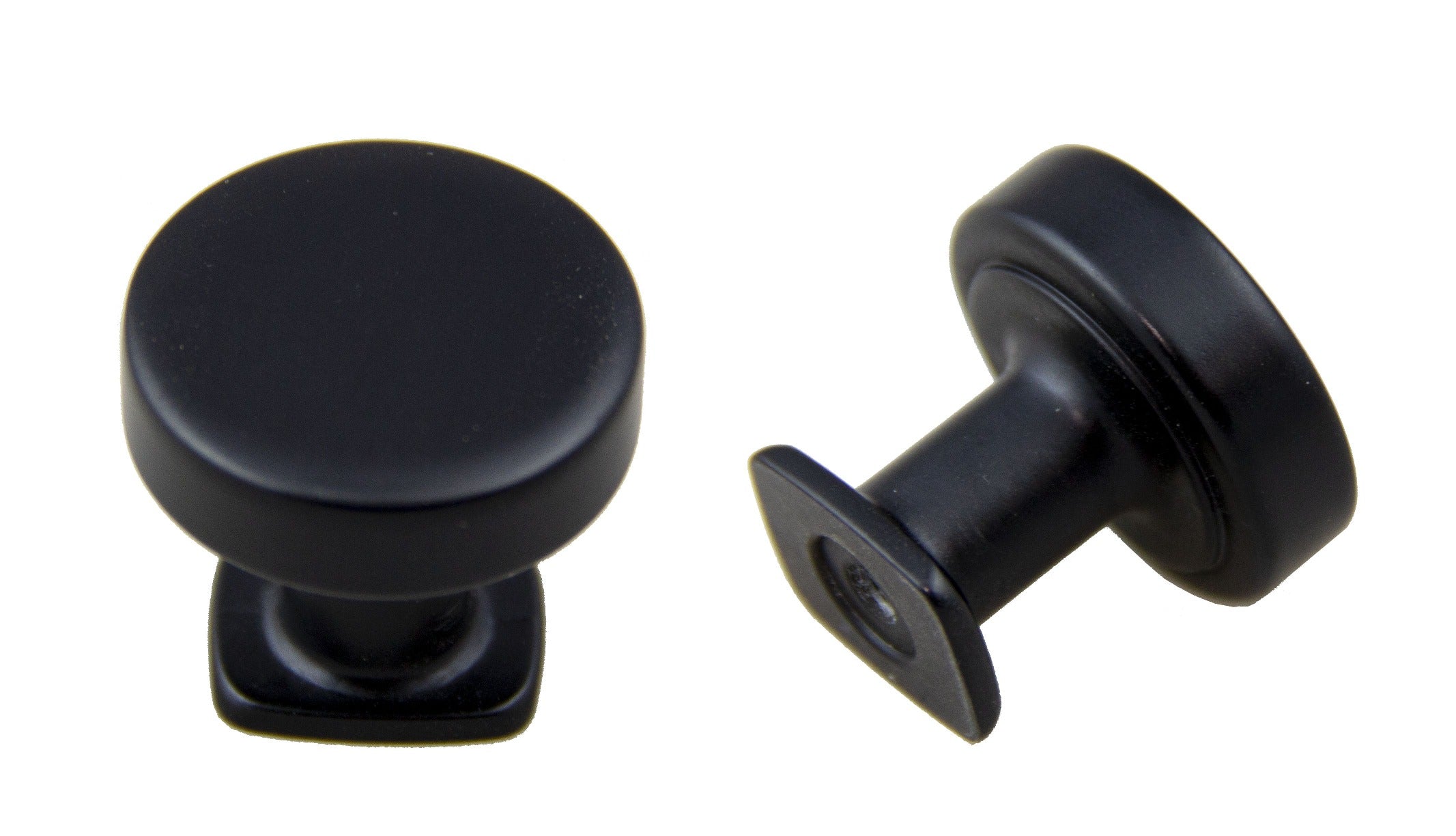 PRIDE INDUSTRIAL Pride Industrial K1218BK Manhattan Cabinet Knob Matte Black