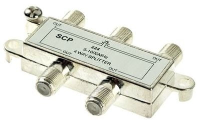 Generic / Unbranded Generic Unbranded 244 4-way Catv Splitter 1 Ghz