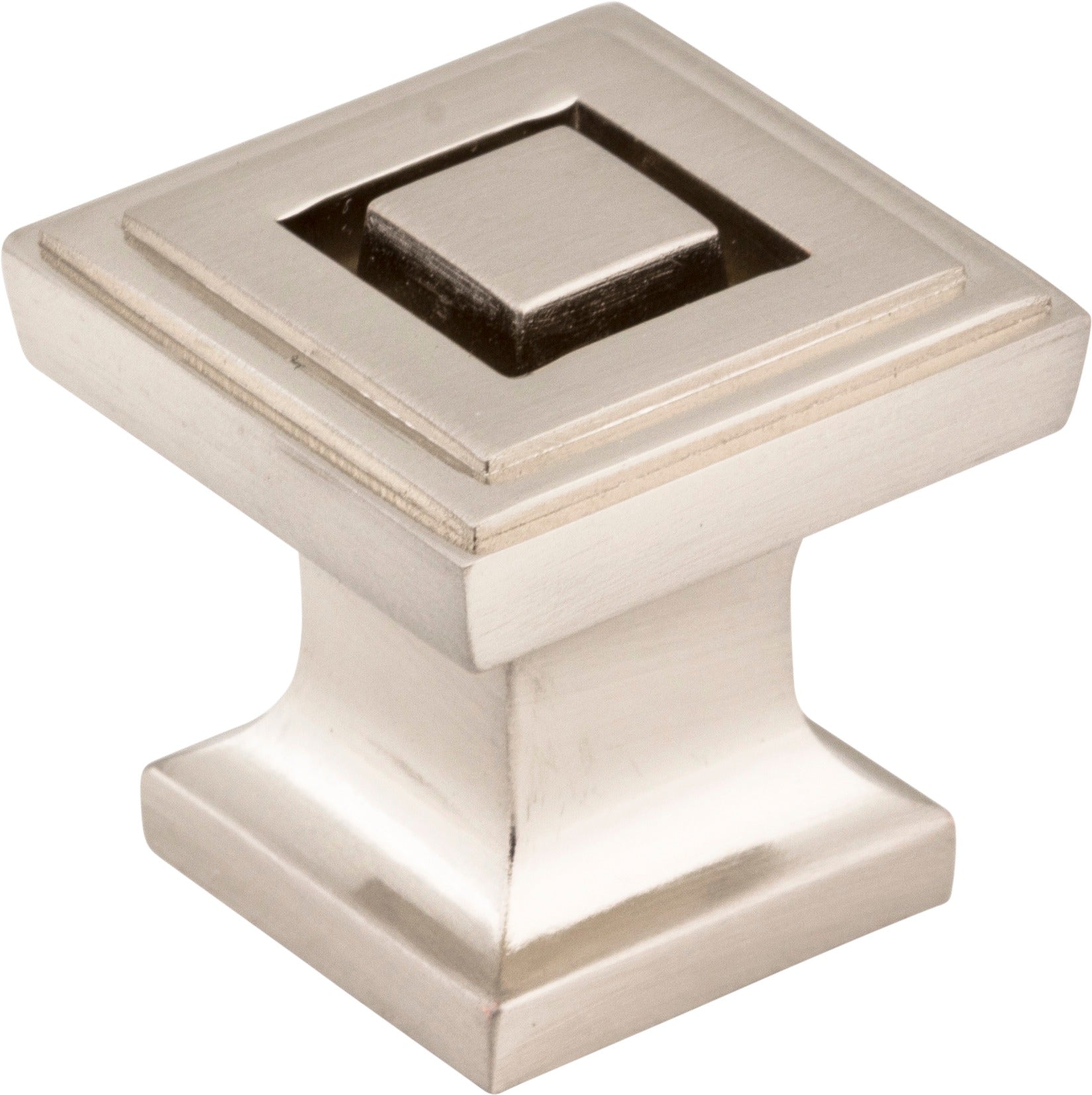JEFFREY ALEXANDER Jeffrey Alexander 585SN Square Cabinet Knob Satin Nickel