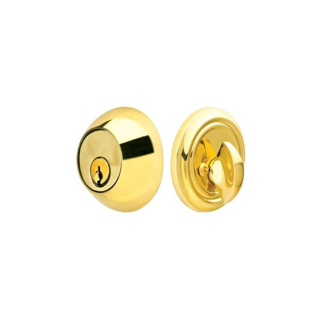 EMTEK Emtek 8450US3 Single Cylinder Deadbolt Polished Brass