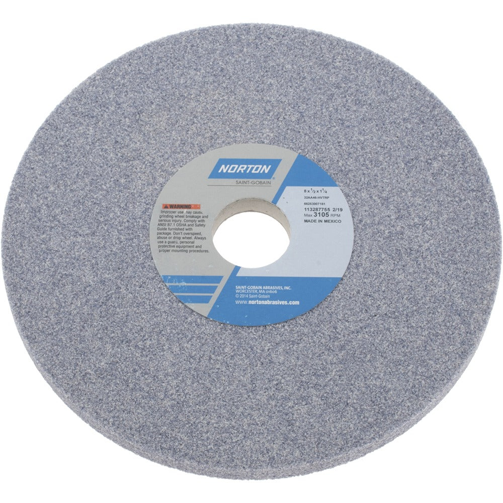 NORTON Norton 66253007161 Surface Grinding Wheel 46 Grit 8 in