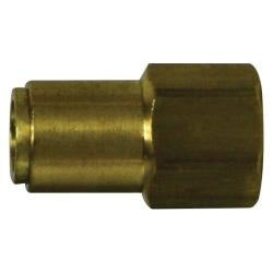 MIDLAND INDUSTRIES Midland Industries 660806 Brass Straight Connector 1/2in Od X 3/8in