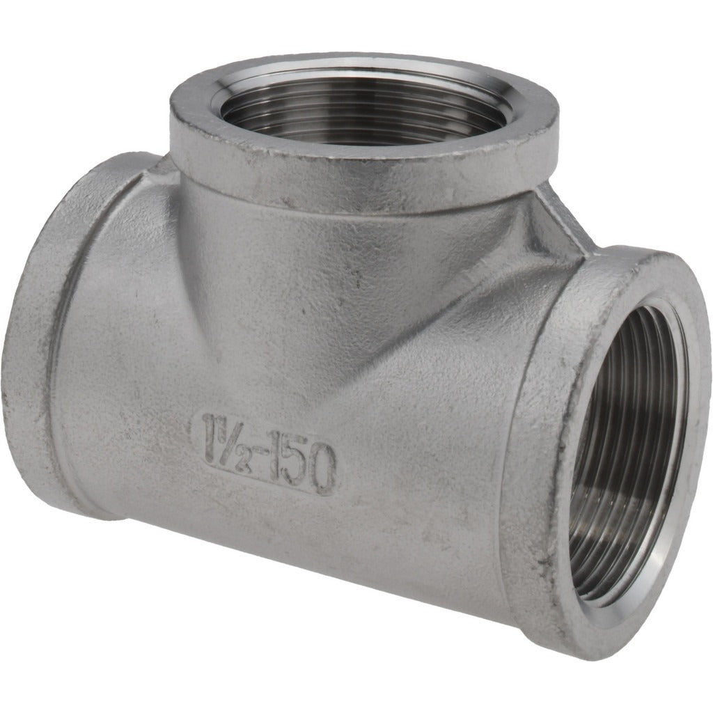 VALUE COLLECTION Value Collection 4TB11/2 Pipe Tee 1-1/2 in 304 Ss Threaded