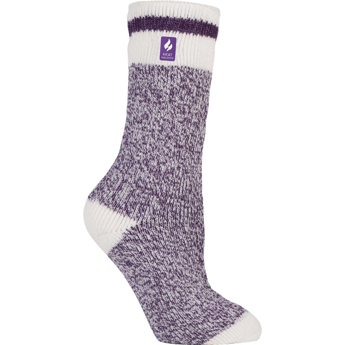 HEAT HOLDERS Heat Holders LH1016PUR Thermal Crew Sock Women