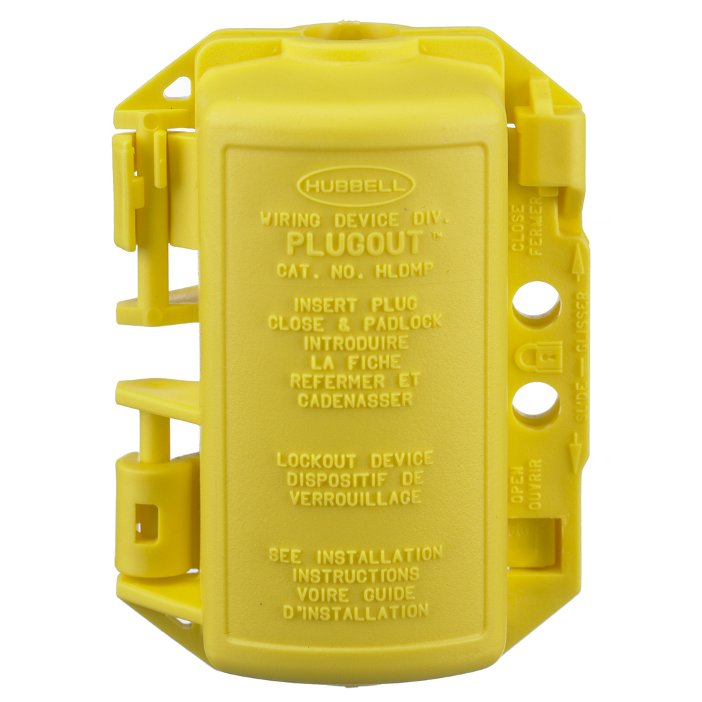 Hubbell Wiring Device-Kellems HLDMP Yellow Small Lockout Device