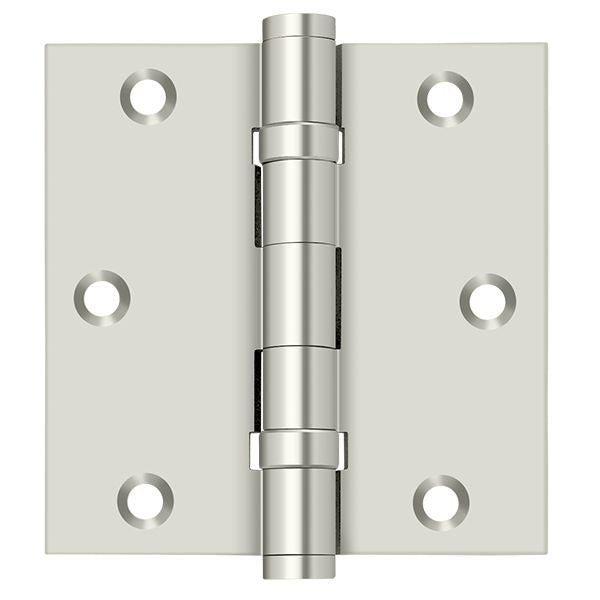 DELTANA Deltana DSB35B14 Square Hinge Ball Bearing Bright Nickel