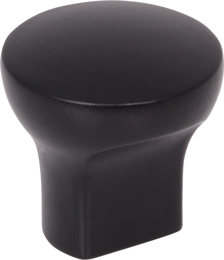 ELEMENTS Elements 239MB Matte Black Round Cabinet Knob 1 Inch