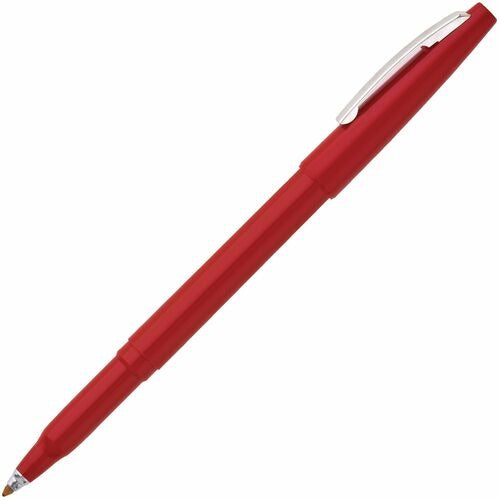 PENTEL Pentel PENR100B Rolling Writer Rollerball Pen Red Dozen