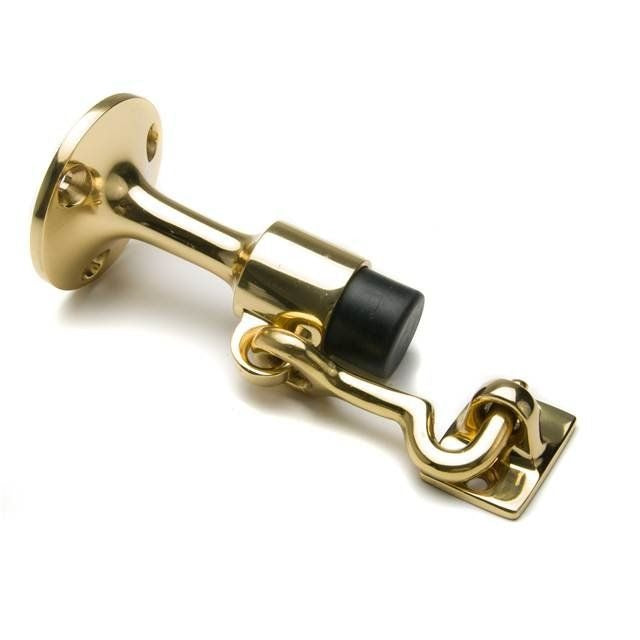 IVES Ives WS4493 Solid Wall Stop Holder Drywall Bright Brass