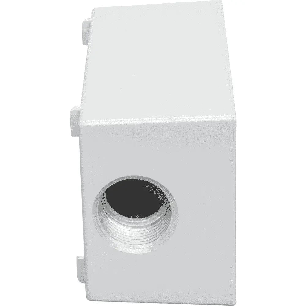 TEDDICO Teddico B-75V Single-Gang Weatherproof Outlet Box (3) 3/4 in Holes