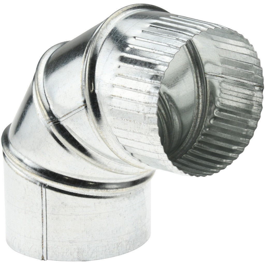 VALUE COLLECTION Value Collection 15004006 4 Inch Galvanized Round Adjustable Elbow