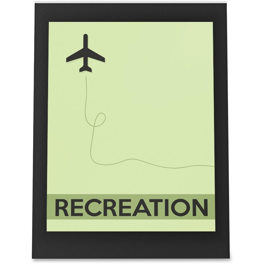 DEFLECTO Deflecto DEF69775 Superior Image Bordered Sign Holder Slanted (8-1/2 x 11 insert)