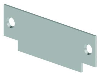 HAGER Hager Hinge 336Q Frame Asa Strike Filler Plate