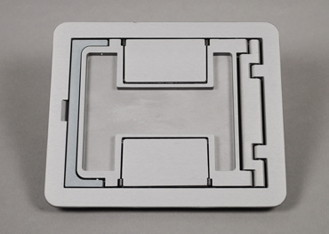 Wiremold FPCTCAL Floorport Flanged Cutout Top Aluminum