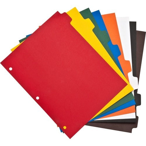 BUSINESS SOURCE Business Source BSN01810 Poly Index Dividers 8-tab