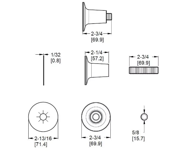 PFISTER Pfister 960-111A Handle Flange Assembly