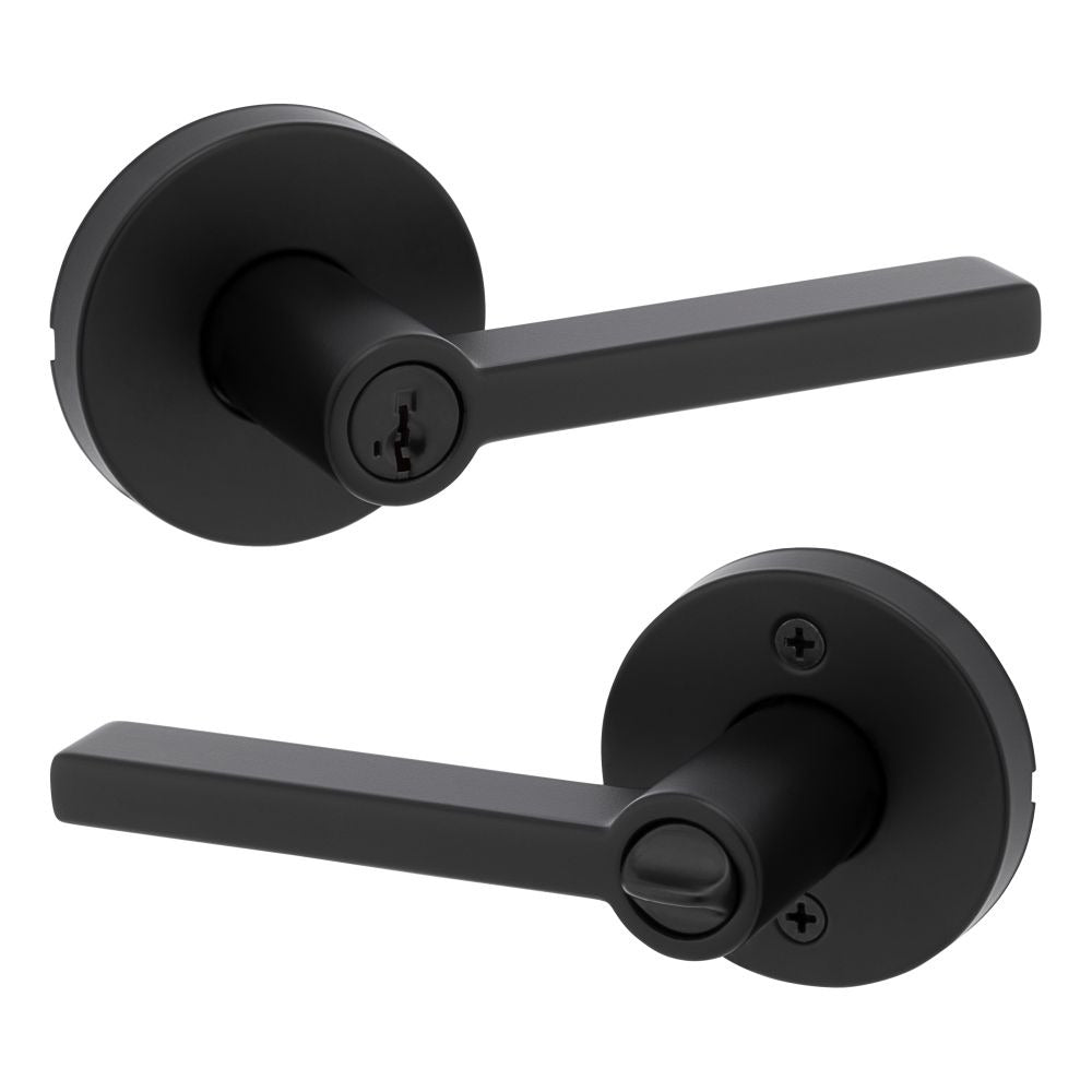 KWIKSET Kwikset 740HFLRDT-514S Halifax Entry Lock Matte Black