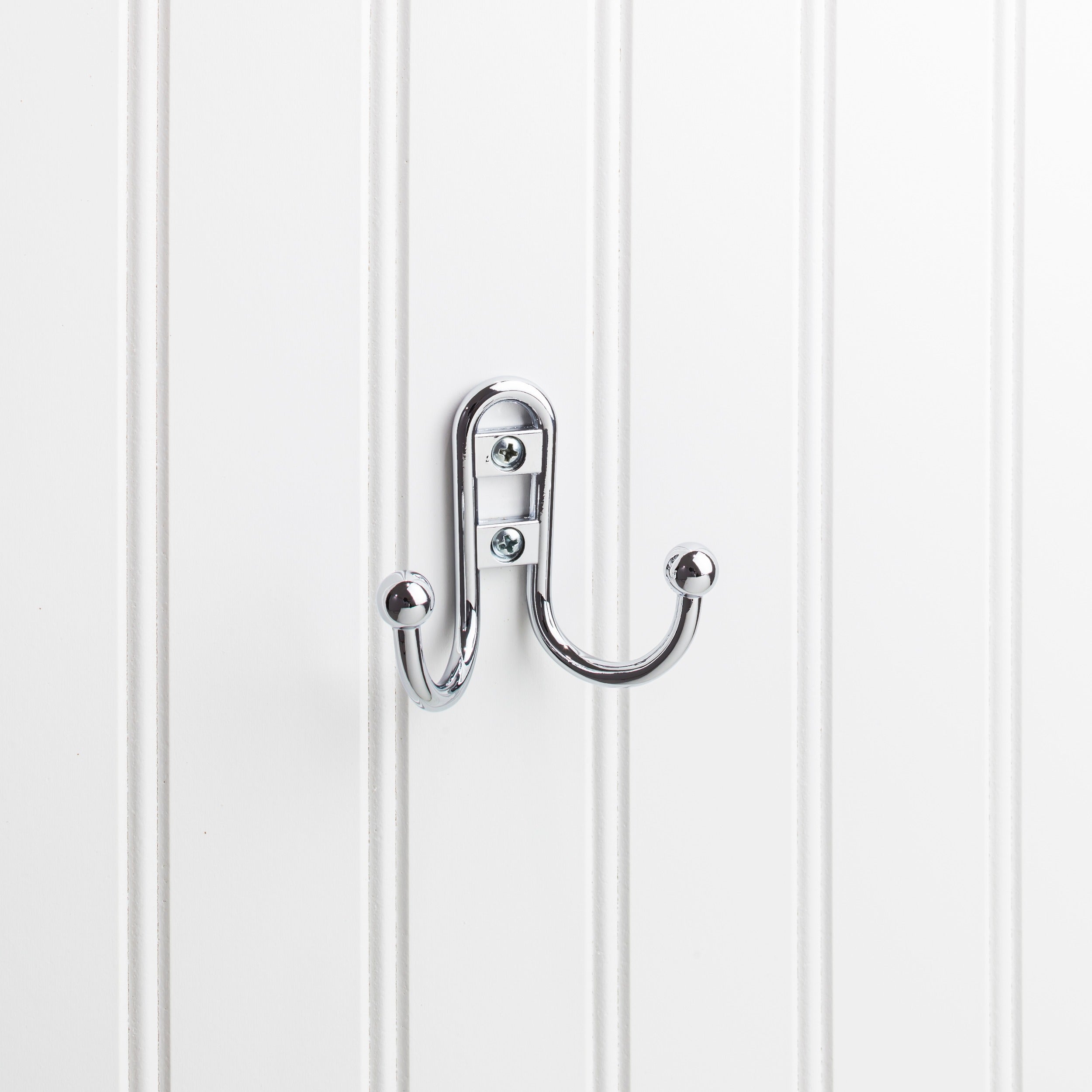 ELEMENTS Elements YD25-256PC Polished Chrome Double Prong Wall Hook