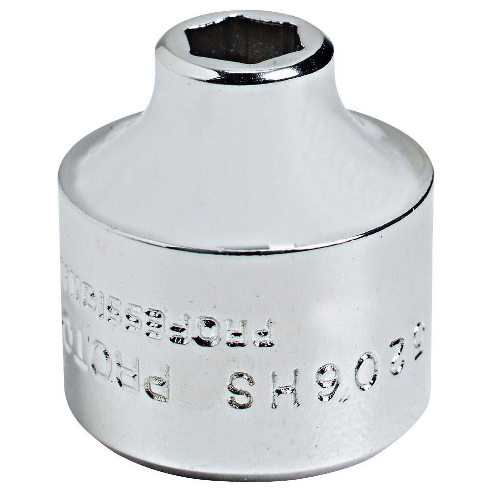 PROTO Proto J5206HS 3/16 in 6-point 3/8 in Drive Hand Socket
