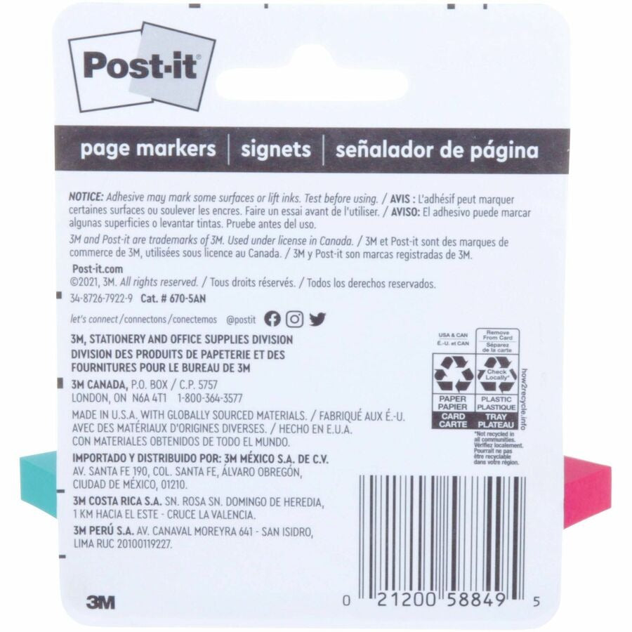 3M 3M MMM6705AN Post-it Page Markers (1 Pack)