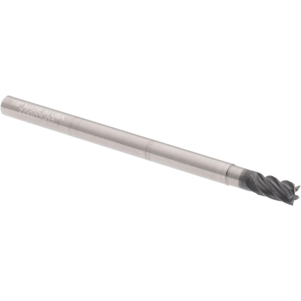 ACCUPRO Accupro 95169803 Square End Mill 1/8 in 5 Flute Solid Carbide