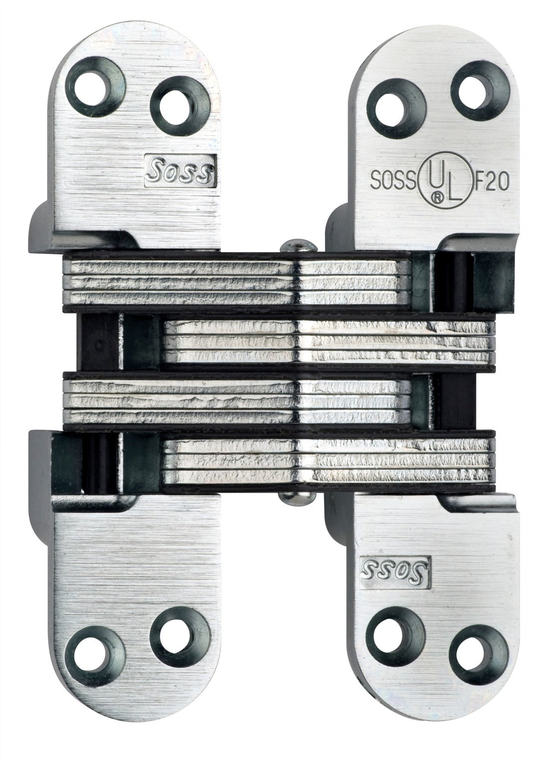 SOSS Soss 218ICUS3 Invisible Spring Hinge Bright Brass 1-3/4 in Doors