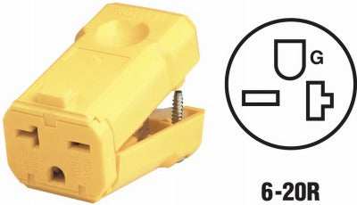 LEVITON Leviton Mfg Co 081-05459-0VY 20A Grounding Cord Connector