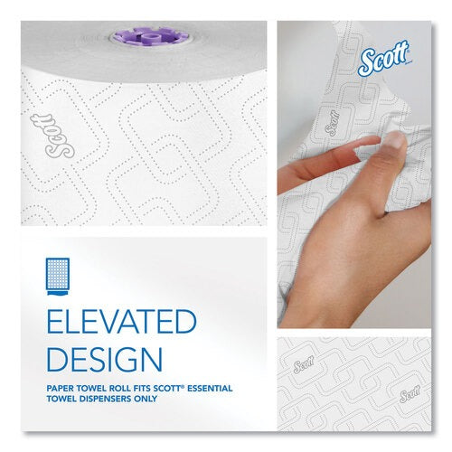 KIMBERLY-CLARK Kimberly-Clark KCC02001 Scott Essential Hard Roll Towels (8 inches x 950 ft, 6 Rolls)