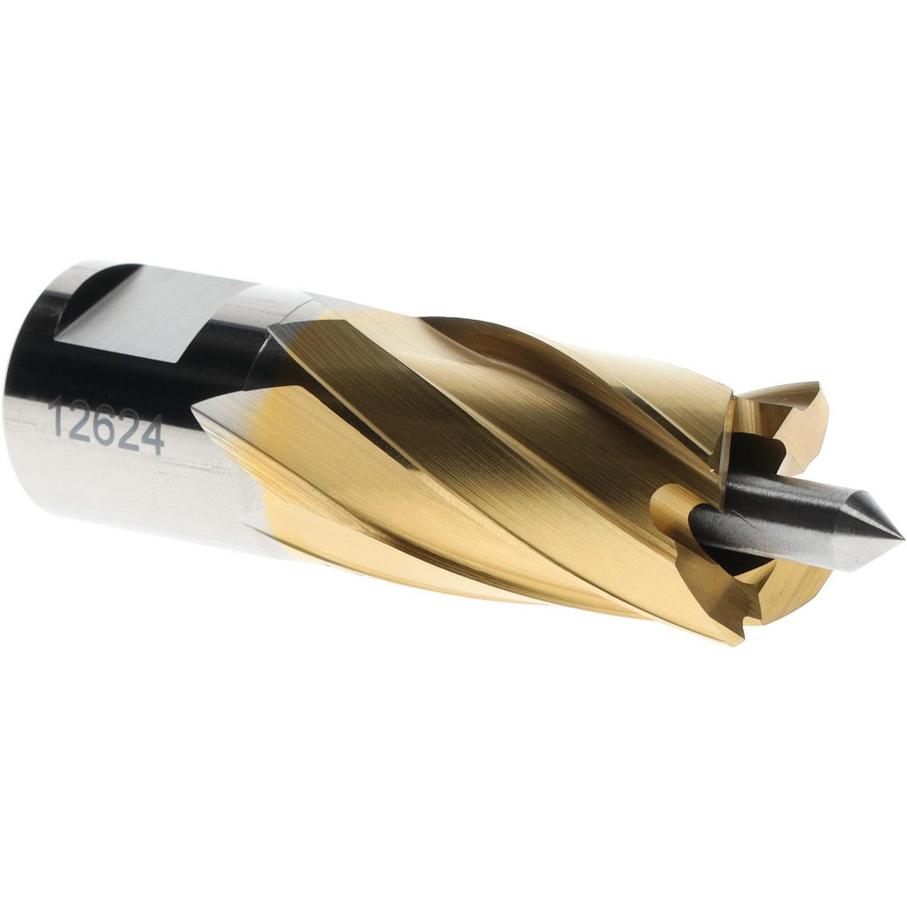 HOUGEN Hougen 12624 Annular Cutter 3/4 in Hss Tin Coated