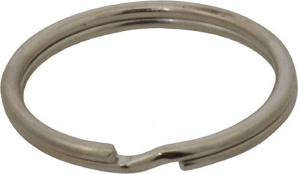 C H HANSON C.h. Hanson 40082 Split Ring 1 in Id Carbon Steel Nickel 100pk