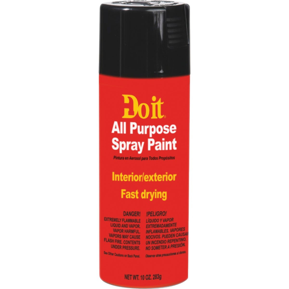 DO IT BEST Do It 203303 Flat Black Aerosol Spray Paint 10 Oz
