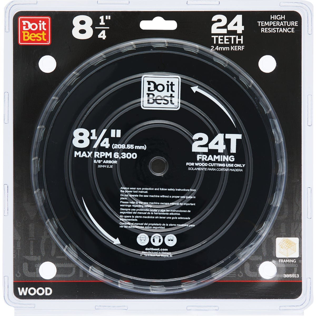 BSC PREFERRED Bsc Preferred QJDIB-CS-011 Framing Circular Saw Blade