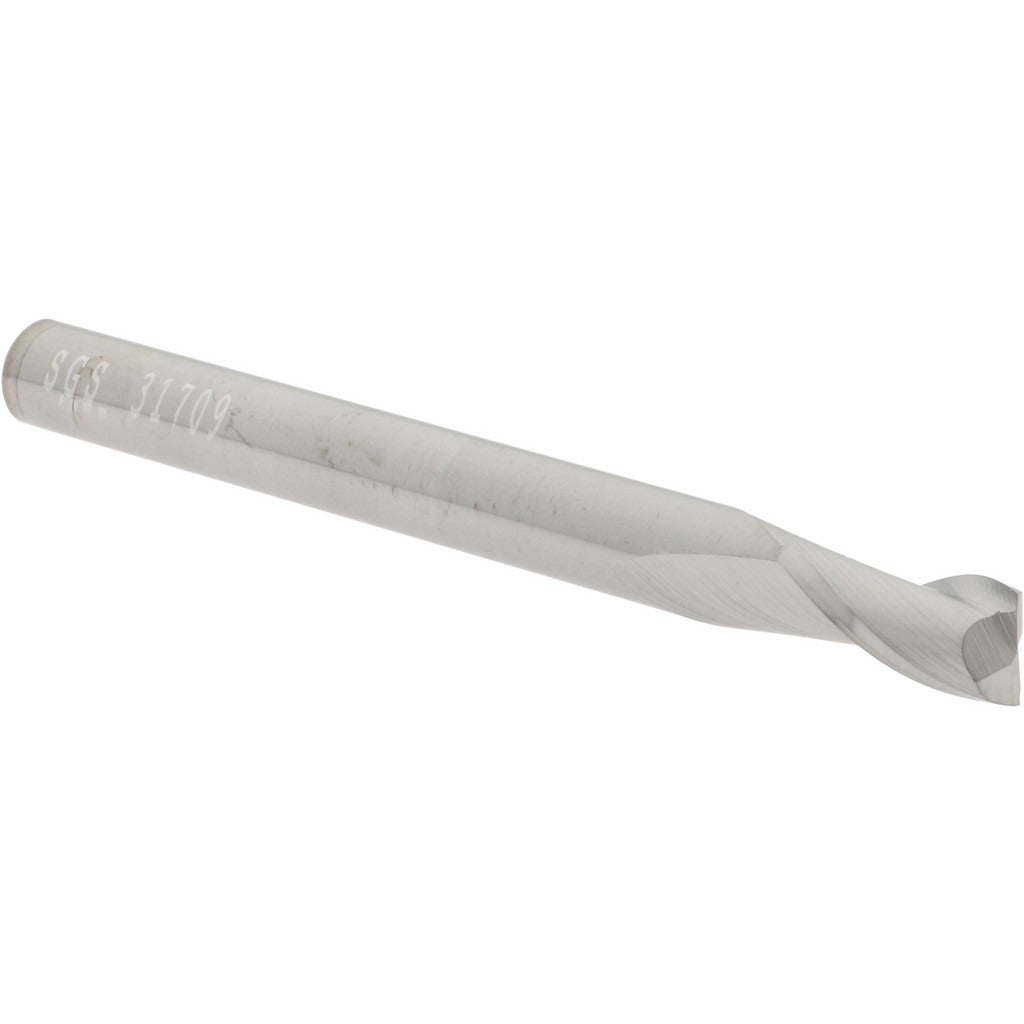 KYOCERA SGS PRECISION TOOLS Sgs 31709 Square End Mill 3/16 in 2 Flute Solid Carbide