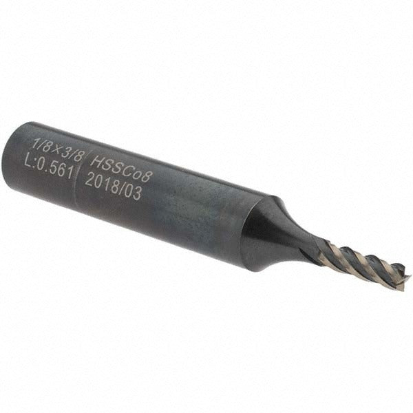 VALUE COLLECTION Value Collection -20550-2 Square End Mill 1/8 in 4 Flute Hss