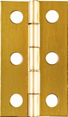NATIONAL HARDWARE National Mfg N211-300 Solid Brass Medium Hinge 2-pack