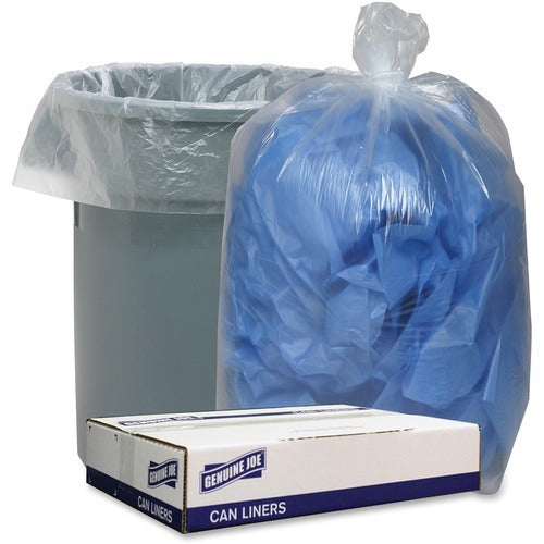 GENUINE JOE Genuine Joe GJO29126 Clear Can Liner 40-45 Gal 100CT