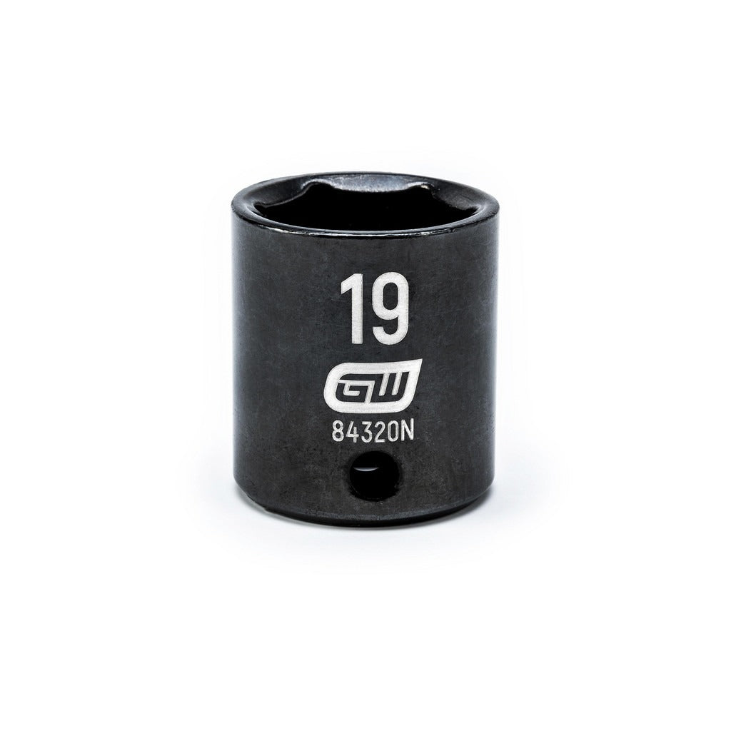GEARWRENCH Gearwrench 84320N Impact Socket 3/8 in Drive 19mm 6-pt