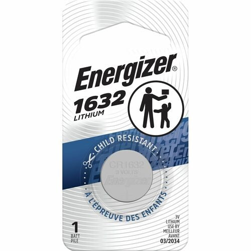 ENERGIZER Eveready Battery Co Inc EVEECR1632BP Lithium Coin Battery 3V
