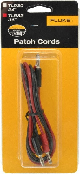 FLUKE Fluke TL932 Patch Cord Set 4mm Banana Plug Test Equipment